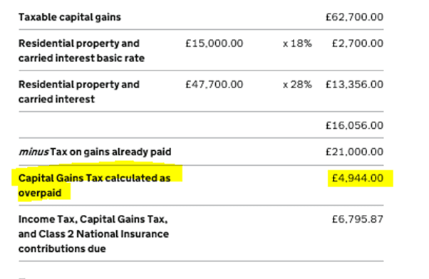 calculation example